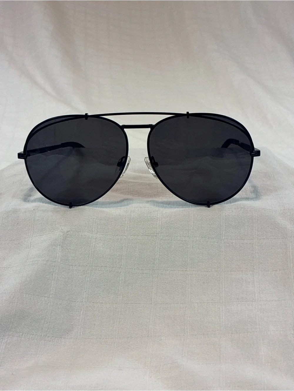 Diff Eyewear Black Aviator Sunglasses
